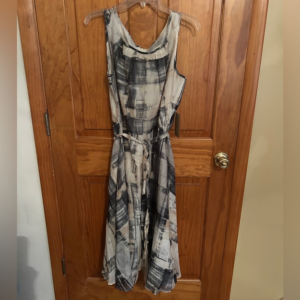 Coldwater Creek tie waist Midi Dress 14